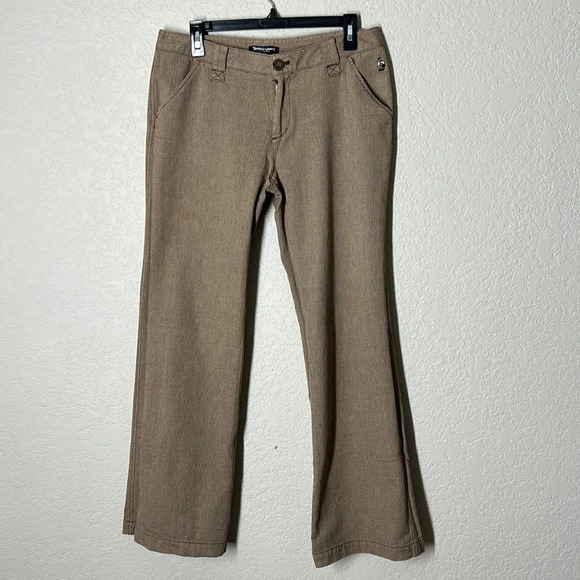 Teenie Weenie Camel Women’s Bootcut Cotton Pants. Slacks. SzM EUC. - Picture 1 of 6